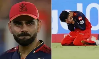IPL2025: గ్రౌండ్ లోనే కన్నీళ్లు పెట్టుకున్న కోహ్లీ IPL2025: గ్రౌండ్ లోనే కన్నీళ్లు పెట్టుకున్న కోహ్లీ