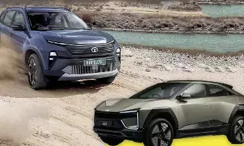Tata Harrier EV : మహీంద్రాకు గట్టి షాక్ ఇచ్చిన టాటా.. హారియర్ ఈవీతో మార్కెట్ కొల్లగొట్టే ప్రయత్నం Tata Harrier EV : మహీంద్రాకు గట్టి షాక్ ఇచ్చిన టాటా.. హారియర్ ఈవీతో మార్కెట్ కొల్లగొట్టే ప్రయత్నం