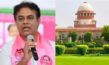 కేటీఆర్కు సుప్రీంకోర్టు నోటీసులు కేటీఆర్కు సుప్రీంకోర్టు నోటీసులు