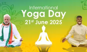 విశాఖలో ఐదు లక్షల మందితో యోగా దినోత్సవం విశాఖలో ఐదు లక్షల మందితో యోగా దినోత్సవం