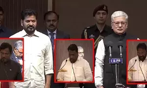 తారుమారైన అంచనాలు - మంత్రులుగా ముగ్గురు ప్రమాణ స్వీకారం తారుమారైన అంచనాలు - మంత్రులుగా ముగ్గురు ప్రమాణ స్వీకారం