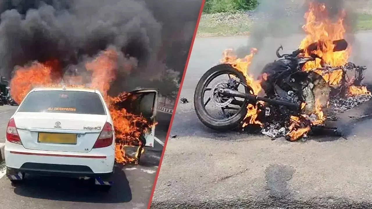Vehicle Safety : వయరింగ్ లీకేజ్, కూలెంట్ సమస్యలు.. బైక్, కార్లలో అగ్నిప్రమాదాలకు కారణాలేంటో తెలుసా ? Vehicle Safety : వయరింగ్ లీకేజ్, కూలెంట్ సమస్యలు.. బైక్, కార్లలో అగ్నిప్రమాదాలకు కారణాలేంటో తెలుసా ?