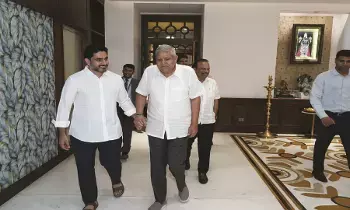 ఉపరాష్ట్రపతి జగదీప్ ధన్కర్ తో మంత్రి నారా లోకేష్ భేటీ!