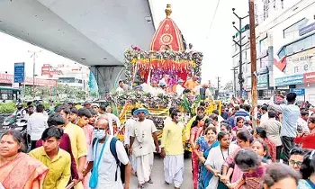 అత్తాపూర్లో వైభవోపేతంగా జగన్నాథ రథయాత్ర అత్తాపూర్లో వైభవోపేతంగా జగన్నాథ రథయాత్ర
