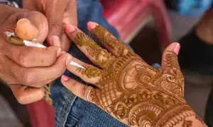 Henna (Gorintaku): గోరింటాకుతో మానసిక ఒత్తిడి మటుమాయం Henna (Gorintaku): గోరింటాకుతో మానసిక ఒత్తిడి మటుమాయం