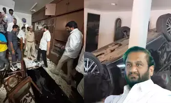 మాజీ మంత్రి నల్లపురెడ్డి నివాసంపై దాడి మాజీ మంత్రి నల్లపురెడ్డి నివాసంపై దాడి