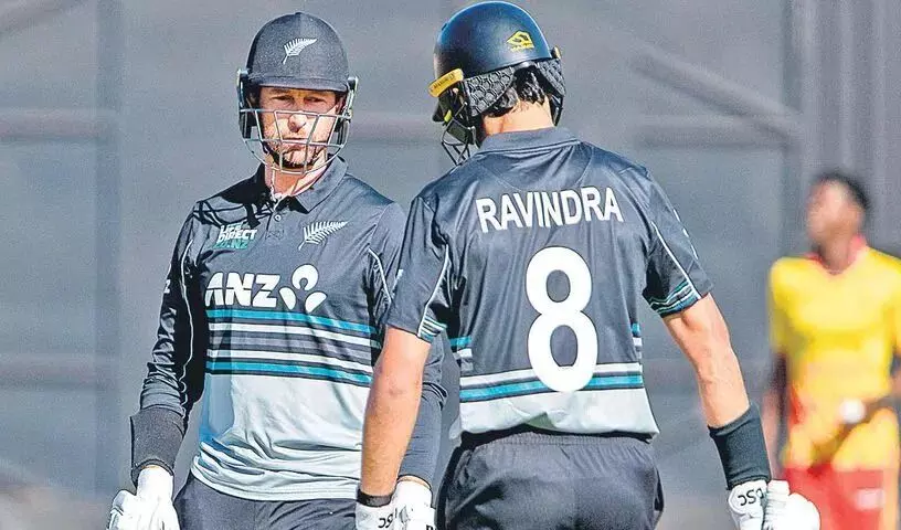 CRICKET: 8 వికెట్ల తేడాతో న్యూజిలాండ్ ఘన విజయం CRICKET: 8 వికెట్ల తేడాతో న్యూజిలాండ్ ఘన విజయం