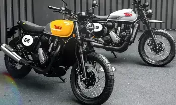 BSA Motorcycles : BSA బైక్స్ కొత్తగా వచ్చేశాయ్.. స్క్రాంబ్లర్ 650, బాంటమ్ 350 లాంచ్! BSA Motorcycles : BSA బైక్స్ కొత్తగా వచ్చేశాయ్.. స్క్రాంబ్లర్ 650, బాంటమ్ 350 లాంచ్!