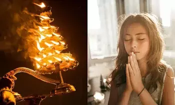 Aarti Ritual Explained: దేవుడికి హారతి ఇచ్చేటప్పుడు కళ్లు ఎందుకు మూసుకోవద్దు.. Aarti Ritual Explained: దేవుడికి హారతి ఇచ్చేటప్పుడు కళ్లు ఎందుకు మూసుకోవద్దు..
