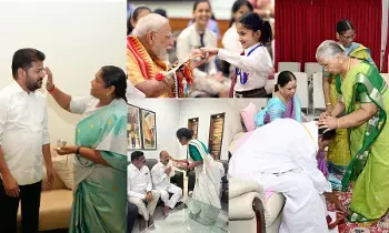 ఘనంగా రక్షా బంధన్ వేడుకలు ఘనంగా రక్షా బంధన్ వేడుకలు