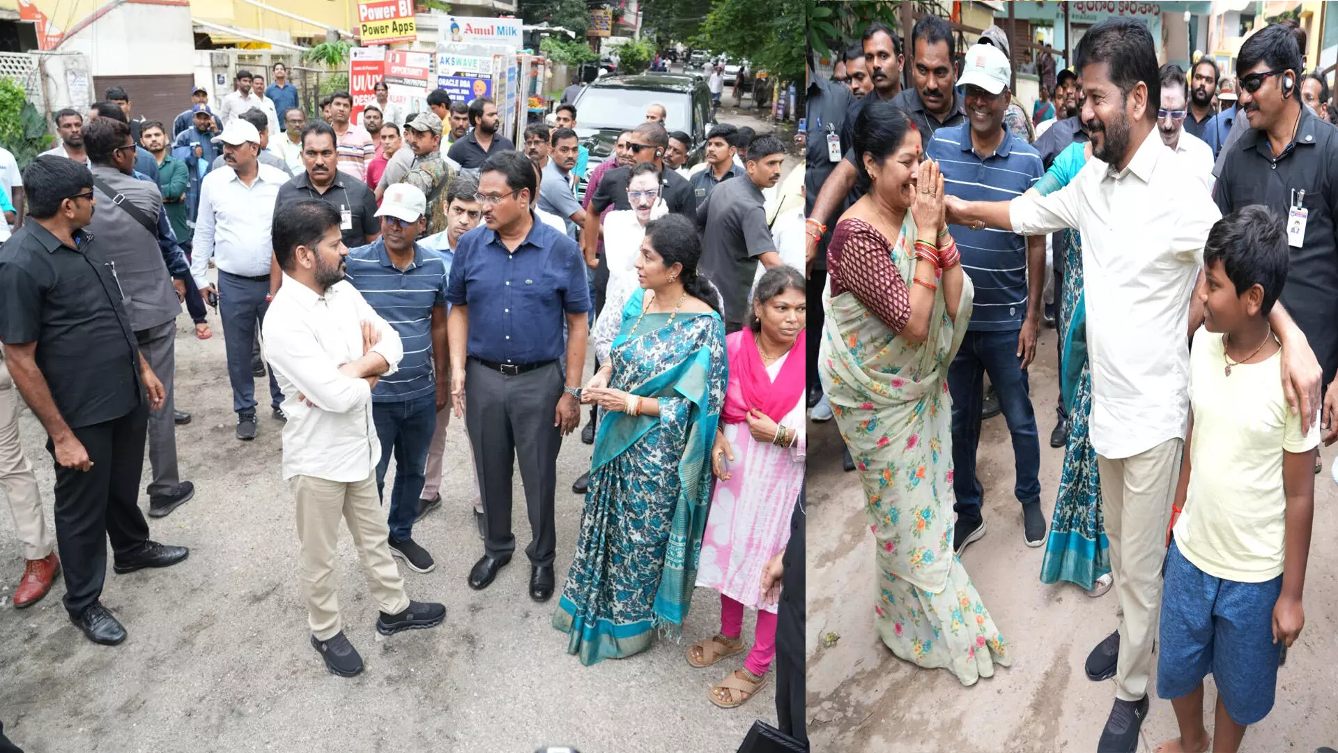 Cm Revanth Reddy : వరద ప్రాంతాల్లో సీఎం రేవంత్ రెడ్డి ఆకస్మిక పర్యటన Cm Revanth Reddy : వరద ప్రాంతాల్లో సీఎం రేవంత్ రెడ్డి ఆకస్మిక పర్యటన