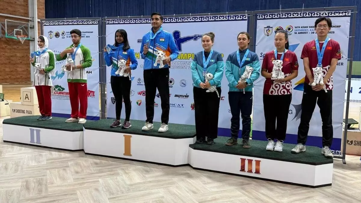 Asia Shooting Championship: ఆసియా షూటింగ్ ఛాంపియన్షిప్..అదరగొడుతోన్న భారత్ Asia Shooting Championship: ఆసియా షూటింగ్ ఛాంపియన్షిప్..అదరగొడుతోన్న భారత్
