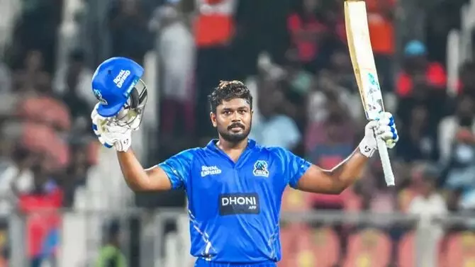 Kerala Cricket League(KCL): కేసీఎల్‌లో శాంసన్ మెరుపు సెంచరీ.. ఉత్కంఠపోరులో చివరకు...
