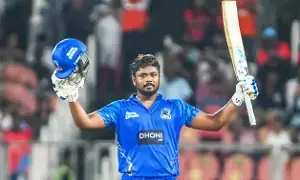 Kerala Cricket League(KCL): కేసీఎల్లో శాంసన్ మెరుపు సెంచరీ.. ఉత్కంఠపోరులో చివరకు... Kerala Cricket League(KCL): కేసీఎల్లో శాంసన్ మెరుపు సెంచరీ.. ఉత్కంఠపోరులో చివరకు...