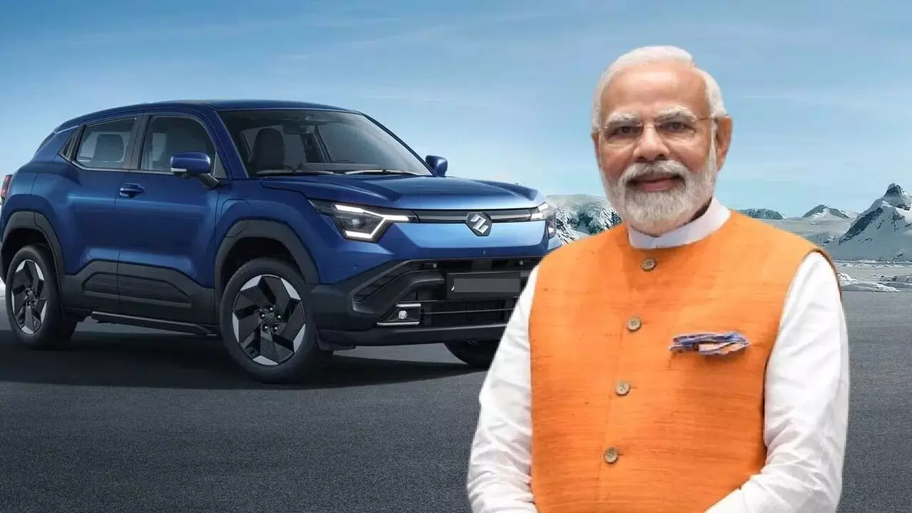 Maruti : మారుతి తొలి ఎలక్ట్రిక్ ఎస్‌యూవీ ఈ-విటారాకి పచ్చజెండా ఊపిన పీఎం మోదీ! ఫీచర్లు ఇవే!