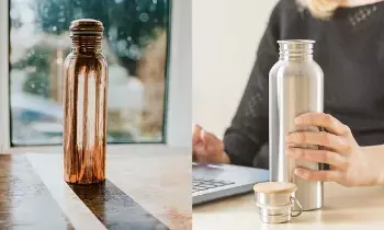 Copper Bottle Vs Steel Bottle: రాగి బాటిల్ Vs స్టీల్ బాటిల్: ఆరోగ్యానికి ఏది మంచిది? Copper Bottle Vs Steel Bottle: రాగి బాటిల్ Vs స్టీల్ బాటిల్: ఆరోగ్యానికి ఏది మంచిది?