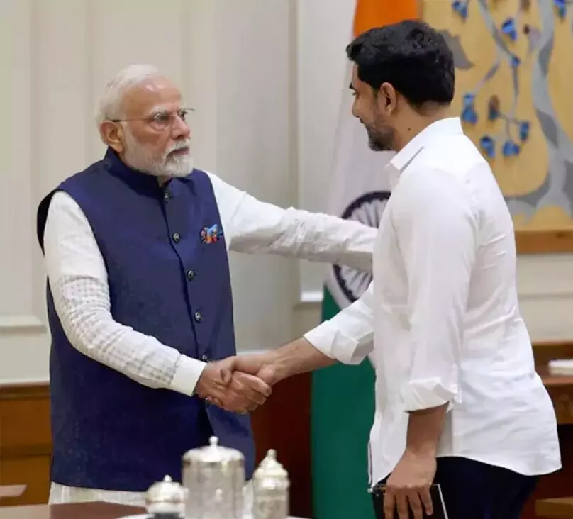 Lokesh Meets Modi:  ప్రధాని నరేంద్ర మోదీతో ఏపీ మంత్రి నారా లోకేశ్‌ భేటీ