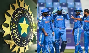 BCCI: టీమిండియా జెర్సీ స్పానర్స్ షిప్ రేట్లు భారీగా పెంచిన బీసీసీఐ BCCI: టీమిండియా జెర్సీ స్పానర్స్ షిప్ రేట్లు భారీగా పెంచిన బీసీసీఐ