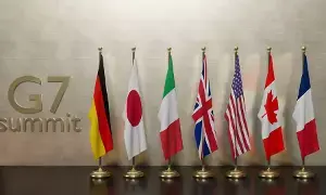 G7 Nations: భారత్, చైనాపై టారిఫ్లు విధించేందుకు జీ7 దేశాల అంగీకారం.. రష్యాపై ఒత్తిడి G7 Nations: భారత్, చైనాపై టారిఫ్లు విధించేందుకు జీ7 దేశాల అంగీకారం.. రష్యాపై ఒత్తిడి