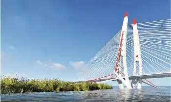 Amaravati: కృష్ణానదిపై ఐకానిక్ కేబుల్ వంతెన డిజైన్ ఖరారు Amaravati: కృష్ణానదిపై ఐకానిక్ కేబుల్ వంతెన డిజైన్ ఖరారు