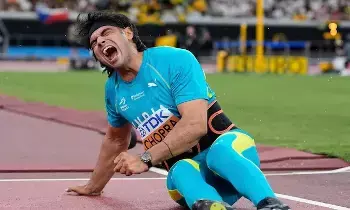 Neeraj Chopra: నిరాశ పరిచిన నీరజ్..8 వ ప్లేస్ తో సరి Neeraj Chopra: నిరాశ పరిచిన నీరజ్..8 వ ప్లేస్ తో సరి