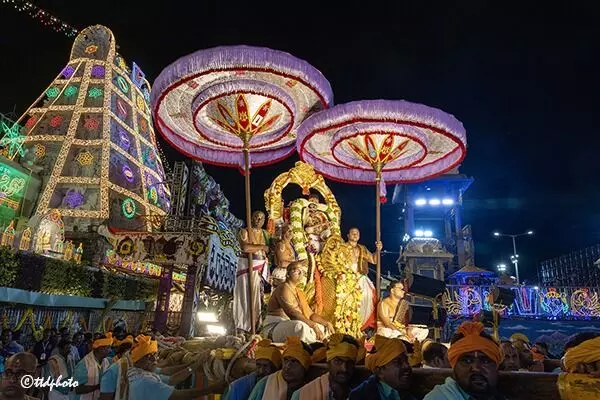Srivari Brahmotsavams: హంస వాహనంపై స‌ర‌స్వ‌తి అలంకారంలో శ్రీ‌ మలయప్ప