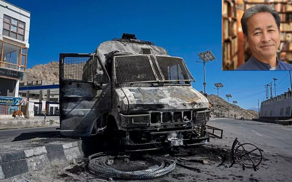 Ladakh Protests: లడక్ నిరసనలు: హింసాత్మక ఘటనల కేసులో సోనమ్ వాంగ్‌చుక్ అరెస్ట్