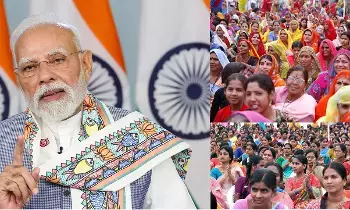 CM Mahila Rozgar Yojana Launched in Bihar: బిహార్లో ముఖ్యమంత్రి మహిళా రోజ్గార్ యోజన ప్రారంభం.. మహిళల ఖాతాల్లోకి రూ.7,500 కోట్లు CM Mahila Rozgar Yojana Launched in Bihar: బిహార్లో ముఖ్యమంత్రి మహిళా రోజ్గార్ యోజన ప్రారంభం.. మహిళల ఖాతాల్లోకి రూ.7,500 కోట్లు