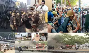 I Love Muhammad Controversy: ఐ లవ్ మహమ్మద్ వివాదం నేపథ్యంలో బరేలీలో హింసా కలకలం – తఖ్వీర్ రజాను అరెస్టు చేసిన యూపీ పోలీసుల I Love Muhammad Controversy: ఐ లవ్ మహమ్మద్ వివాదం నేపథ్యంలో బరేలీలో హింసా కలకలం – తఖ్వీర్ రజాను అరెస్టు చేసిన యూపీ పోలీసుల