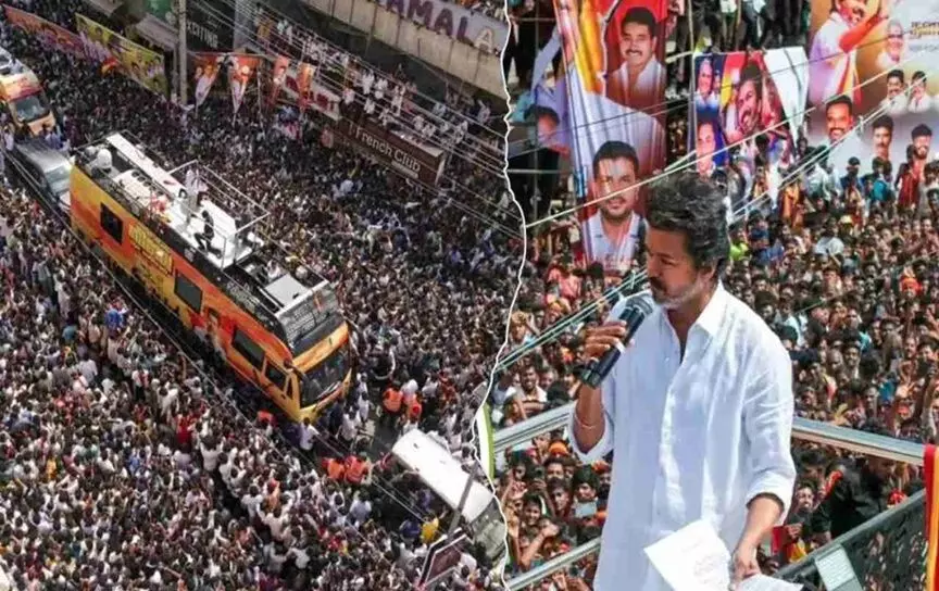 Karur Stampede: కరూర్ తొక్కిసలాట: విజయ్ ఉద్దేశపూర్వక ఆలస్యం కారణమని ఎఫ్‌ఐఆర్