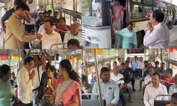 TGSRTC MD Sajjanar: టీజీఎస్‌ఆర్టీసీ ఎండీగా చివరి రోజు: సాధారణ ప్రయాణికుడిలా బస్‌లో ప్రయాణించిన వీసీ సజ్జనార్