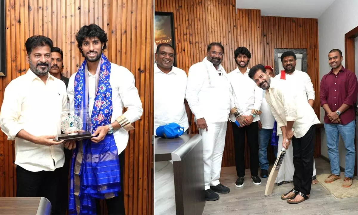 CM Revanth: తిలక్ వర్మకు సీఎం రేవంత్ సన్మానం