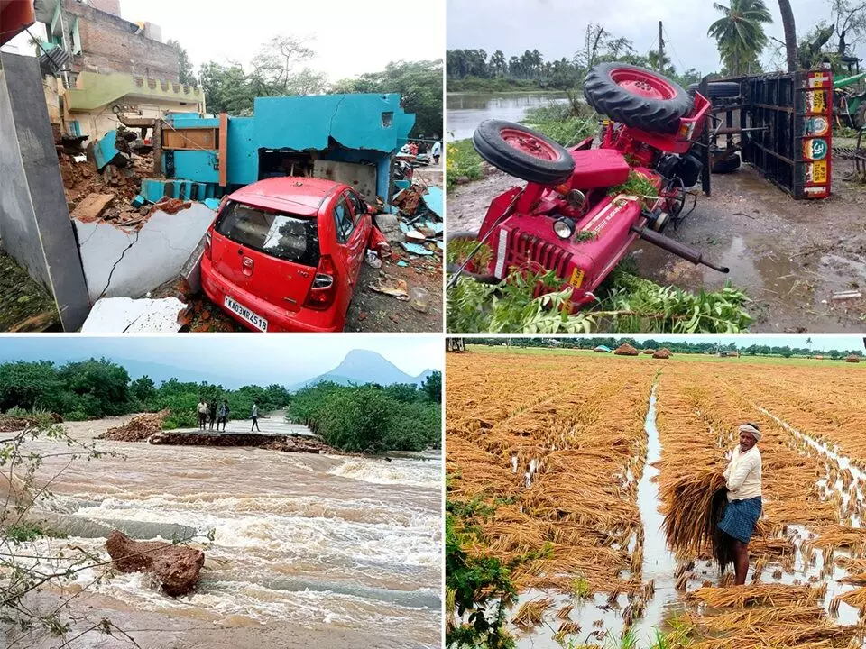 AP Cyclone Alert:  ఏపీ సైక్లోన్ అలర్ట్: భారీ వర్షాలు.. అధికారులకు మంత్రి ఆదేశాలు | అచ్చెన్నాయుడు పంట నష్టం అంచనా, వరద హెచ్చరికలు