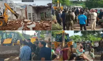 Hydra: హైడ్రా: ప్రభుత్వ భూమిలో ఆక్రమణలు.. కొండాపూర్లో 36 ఎకరాల ప్రాంతంలో కూల్చివేత చర్యలు Hydra: హైడ్రా: ప్రభుత్వ భూమిలో ఆక్రమణలు.. కొండాపూర్లో 36 ఎకరాల ప్రాంతంలో కూల్చివేత చర్యలు