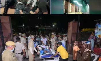 Tragic Fire in Jaipur SMS Hospital ICU: జైపూర్ ఆసుపత్రి ఐసియులో భయానక అగ్నిప్రమాదం: 8 మంది మృతి.. బాధిత కుటుంబాలు సిబ్బందిపై ఆరోపణలు Tragic Fire in Jaipur SMS Hospital ICU: జైపూర్ ఆసుపత్రి ఐసియులో భయానక అగ్నిప్రమాదం: 8 మంది మృతి.. బాధిత కుటుంబాలు సిబ్బందిపై ఆరోపణలు