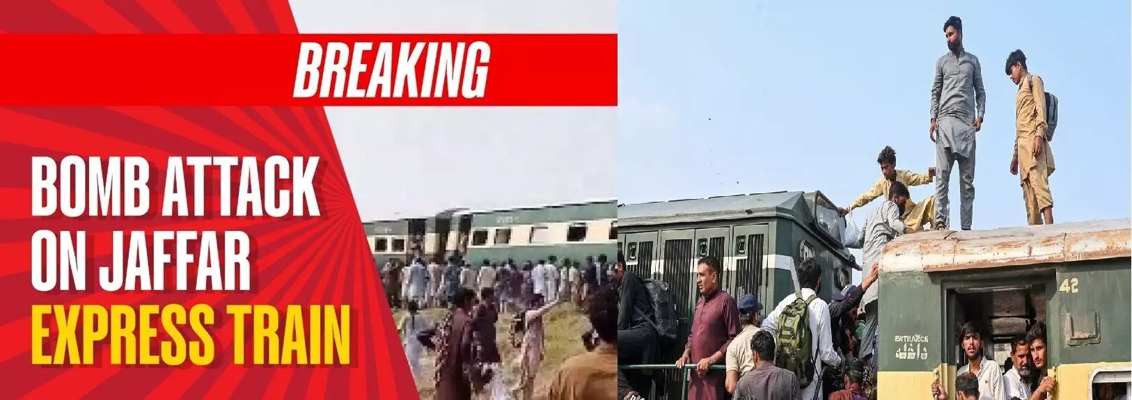 Bomb Attack on Jaffer Express in Pakistan: పాకిస్తాన్‌లో జాఫర్ ఎక్స్‌ప్రెస్‌పై మరోసారి బాంబు దాడి: బలూచిస్తాన్‌లో ఉద్రిక్తతలు.. గాయాలతో ప్రయాణికులు