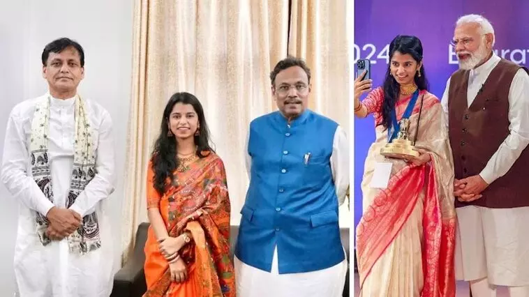 Bihar Elections:  బిహార్ ఎన్నికలు: టికెట్ ఇస్తే పోటీ చేస్తా.. మోదీ ప్రశంసలు అందుకున్న గాయని మైథిలి స్పందన