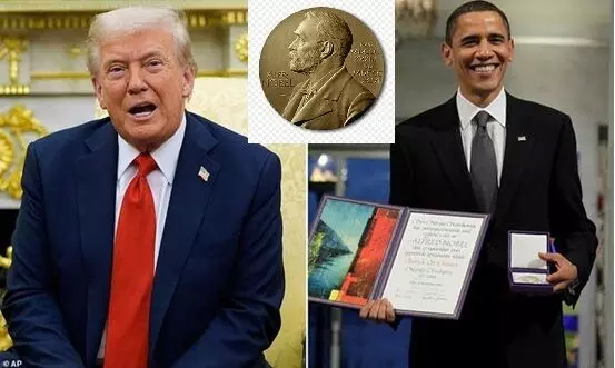 Trump’s Frustration: ట్రంప్ ఆవేదన: ఒబామా ఏమీ చేయకుండా నోబెల్ పొందాడు, నేను ఎనిమిది యుద్ధాలు ఆపాను కదా! Trump’s Frustration: ట్రంప్ ఆవేదన: ఒబామా ఏమీ చేయకుండా నోబెల్ పొందాడు, నేను ఎనిమిది యుద్ధాలు ఆపాను కదా!