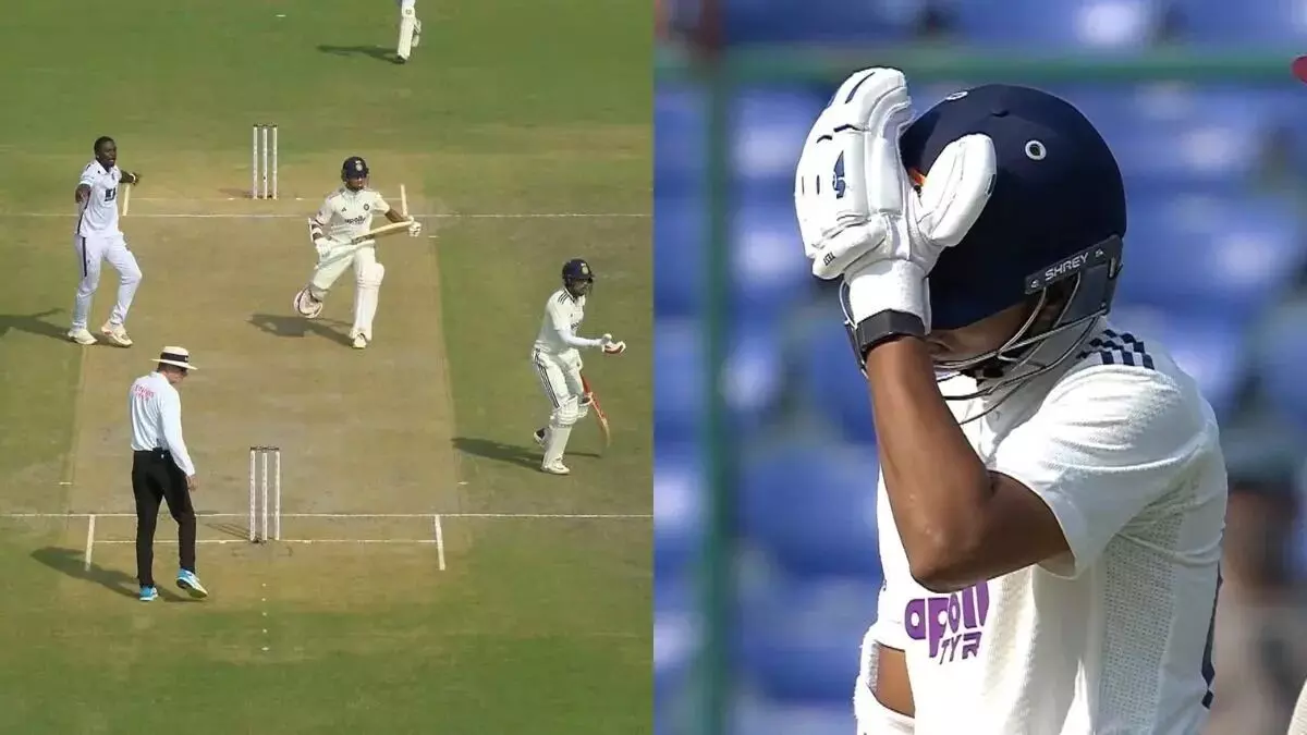 Second Test against West Indies: జైశ్వాల్ రనౌట్.. డబుల్ సెంచరీ మిస్ Second Test against West Indies: జైశ్వాల్ రనౌట్.. డబుల్ సెంచరీ మిస్
