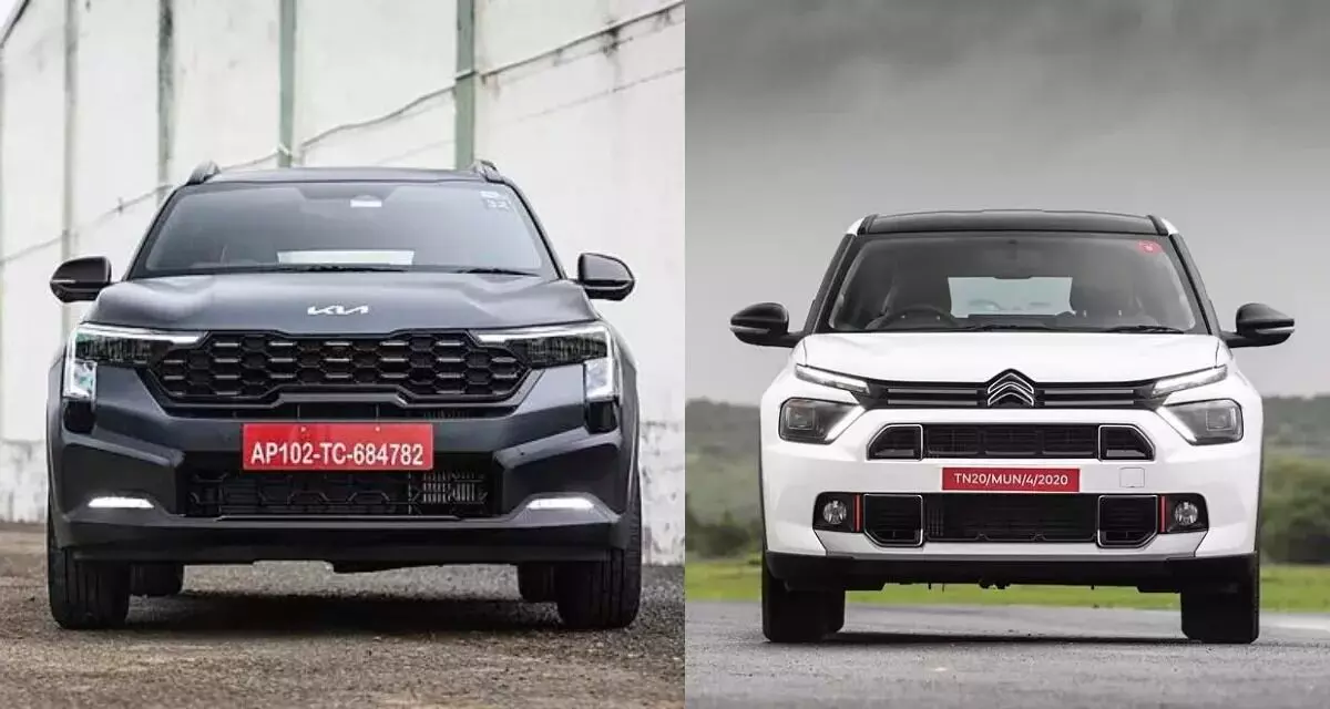 Citroen Basalt vs Kia Sonet: కాంపాక్ట్ ఎస్యూవీ వార్.. కొత్తగా వచ్చిన సిట్రోయెన్ బసాల్ట్ vs కియా సోనెట్ ఏది బెస్ట్ Citroen Basalt vs Kia Sonet: కాంపాక్ట్ ఎస్యూవీ వార్.. కొత్తగా వచ్చిన సిట్రోయెన్ బసాల్ట్ vs కియా సోనెట్ ఏది బెస్ట్