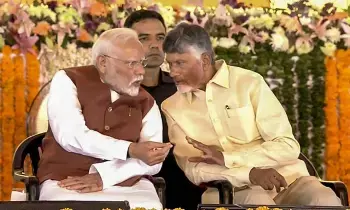 Modi Praises: మోదీ ప్రశంసలు: బాబూ.. మీ హిందీ బాగుంది Modi Praises: మోదీ ప్రశంసలు: బాబూ.. మీ హిందీ బాగుంది