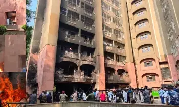 Massive Fire at Delhi MPs’ Flats: ఢిల్లీ ఎంపీల ఫ్లాట్లలో భారీ అగ్నిప్రమాదం: ఎగిసిన మంటలు Massive Fire at Delhi MPs’ Flats: ఢిల్లీ ఎంపీల ఫ్లాట్లలో భారీ అగ్నిప్రమాదం: ఎగిసిన మంటలు