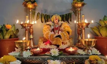 Perform Lakshmi Puja on Diwali Day: దీపావళి రోజున లక్ష్మీ పూజ విధానం ఇలా చేసుకోండి Perform Lakshmi Puja on Diwali Day: దీపావళి రోజున లక్ష్మీ పూజ విధానం ఇలా చేసుకోండి
