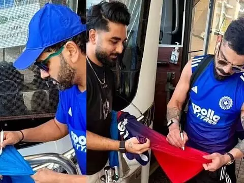 Grand Welcome for Rohit and Kohli: అడిలైడ్ లో రోహిత్,కోహ్లీకి గ్రాండ్ వెల్ కమ్