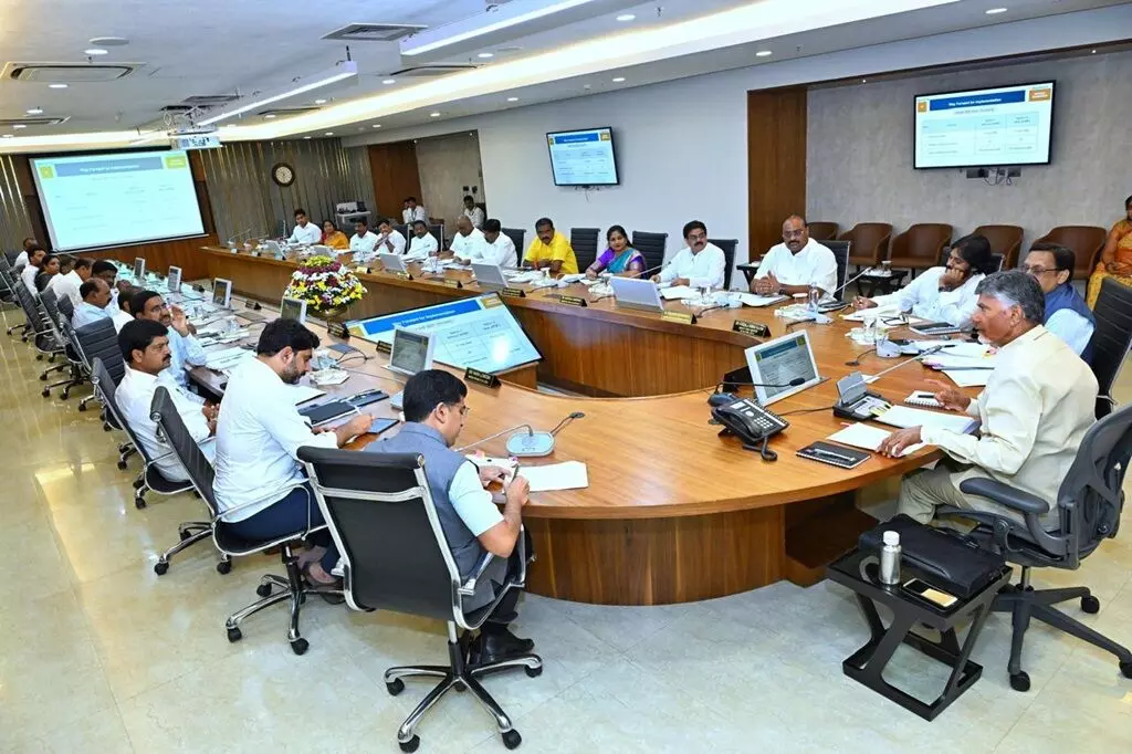 AP Cabinet Meeting on November 7: ఏపీ మంత్రివర్గ సమావేశం నవంబర్ 7న: విశాఖ పెట్టుబడుల సదస్సుపై ప్రధాన చర్చ! AP Cabinet Meeting on November 7: ఏపీ మంత్రివర్గ సమావేశం నవంబర్ 7న: విశాఖ పెట్టుబడుల సదస్సుపై ప్రధాన చర్చ!