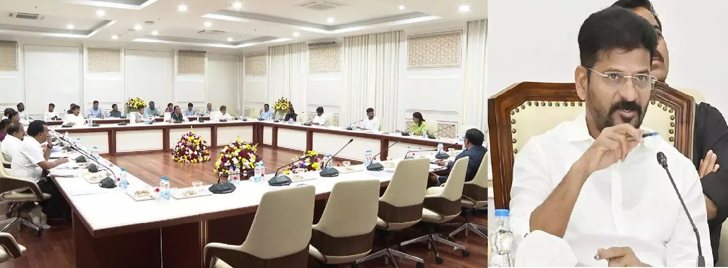 Telangana Cabinet Meeting Tomorrow: రేపు తెలంగాణ మంత్రివర్గ సమావేశం: కీలక చర్చలు.. బీసీ రిజర్వేషన్లు, స్థానిక ఎన్నికలపై నిర్ణయాలు! Telangana Cabinet Meeting Tomorrow: రేపు తెలంగాణ మంత్రివర్గ సమావేశం: కీలక చర్చలు.. బీసీ రిజర్వేషన్లు, స్థానిక ఎన్నికలపై నిర్ణయాలు!