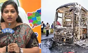 Home Minister Anita on Kurnool Tragedy:  కర్నూలు దుర్గటన.. 16 బృందాలతో దర్యాప్తు: హోం మంత్రి అనిత