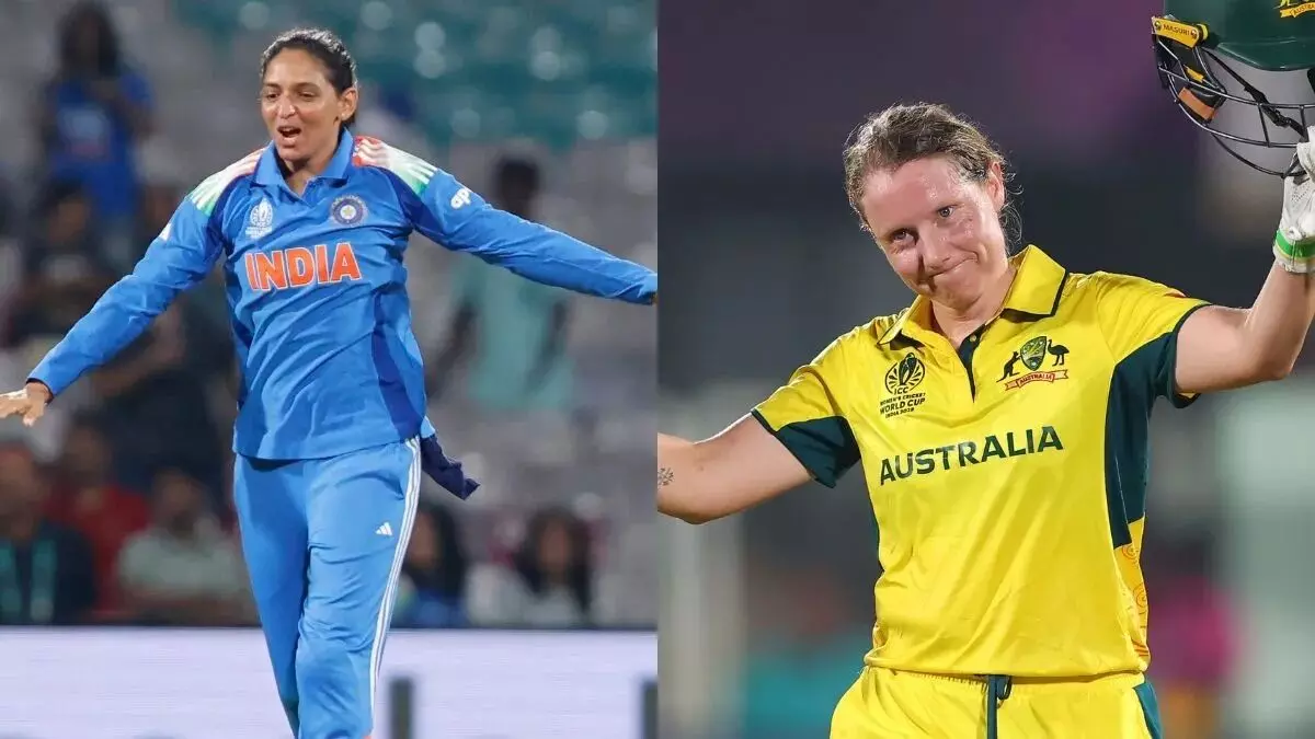 ICC Womens ODI World Cup 2025: వరల్డ్ కప్ :  సెమీఫైనల్లో భారత్ vs ఆస్ట్రేలియా ICC Womens ODI World Cup 2025: వరల్డ్ కప్ :  సెమీఫైనల్లో భారత్ vs ఆస్ట్రేలియా