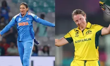 ICC Womens ODI World Cup 2025: వరల్డ్ కప్ :  సెమీఫైనల్లో భారత్ vs ఆస్ట్రేలియా ICC Womens ODI World Cup 2025: వరల్డ్ కప్ :  సెమీఫైనల్లో భారత్ vs ఆస్ట్రేలియా