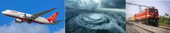 Cyclone Montha:  మొంథా తుఫాను: రైలు, విమాన సర్వీసులకు బ్రేక్.. 100 రైళ్లు, 36 ఫ్లైట్లు రద్దు! Cyclone Montha:  మొంథా తుఫాను: రైలు, విమాన సర్వీసులకు బ్రేక్.. 100 రైళ్లు, 36 ఫ్లైట్లు రద్దు!